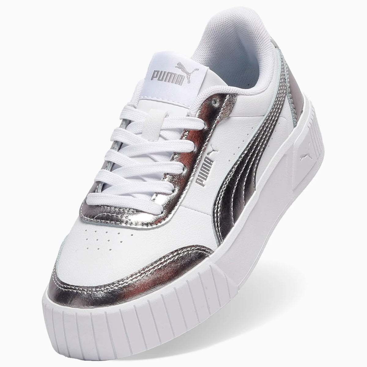 PUMA White-Matte Silver-PUMA Silver