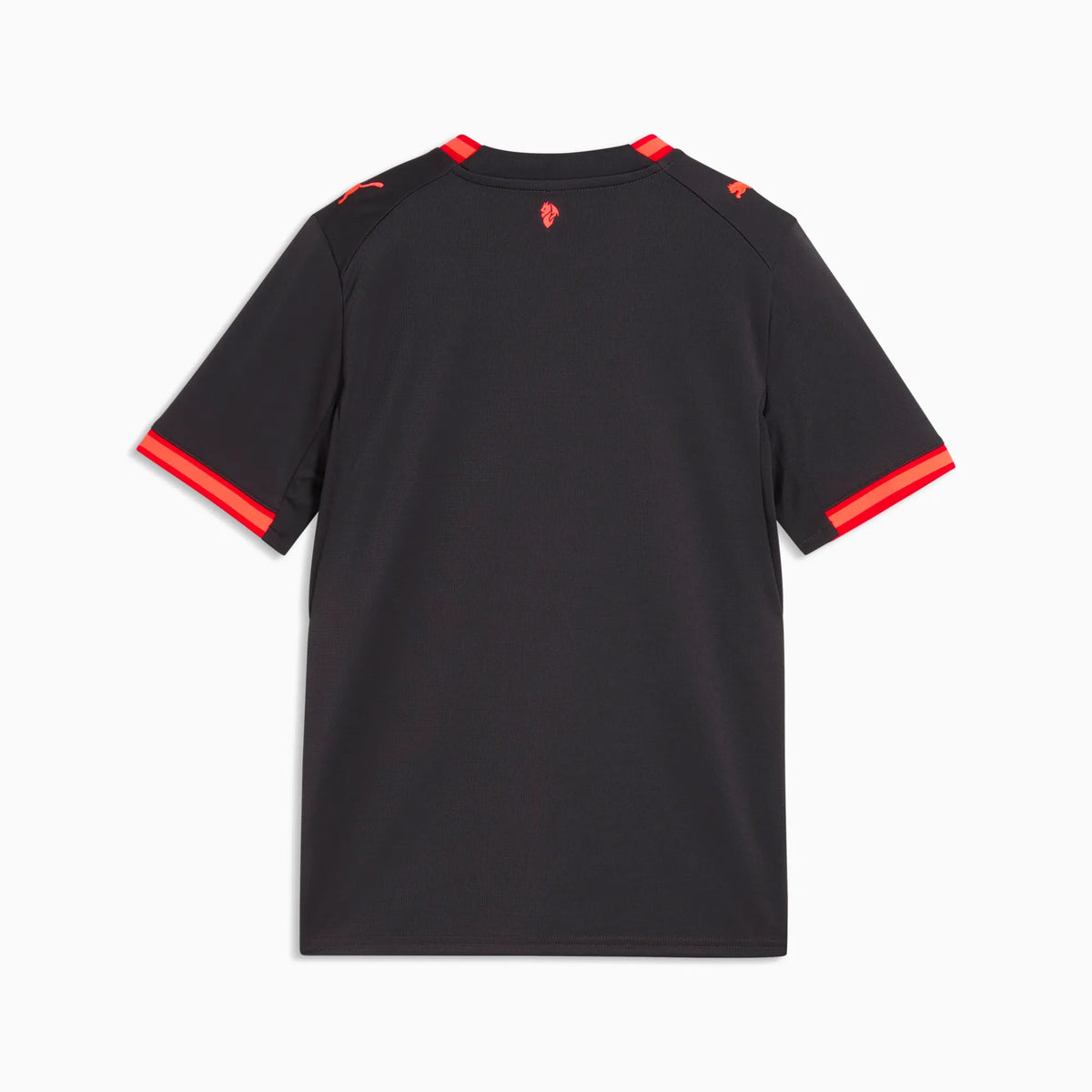 Flat Dark Gray-Glowing Red