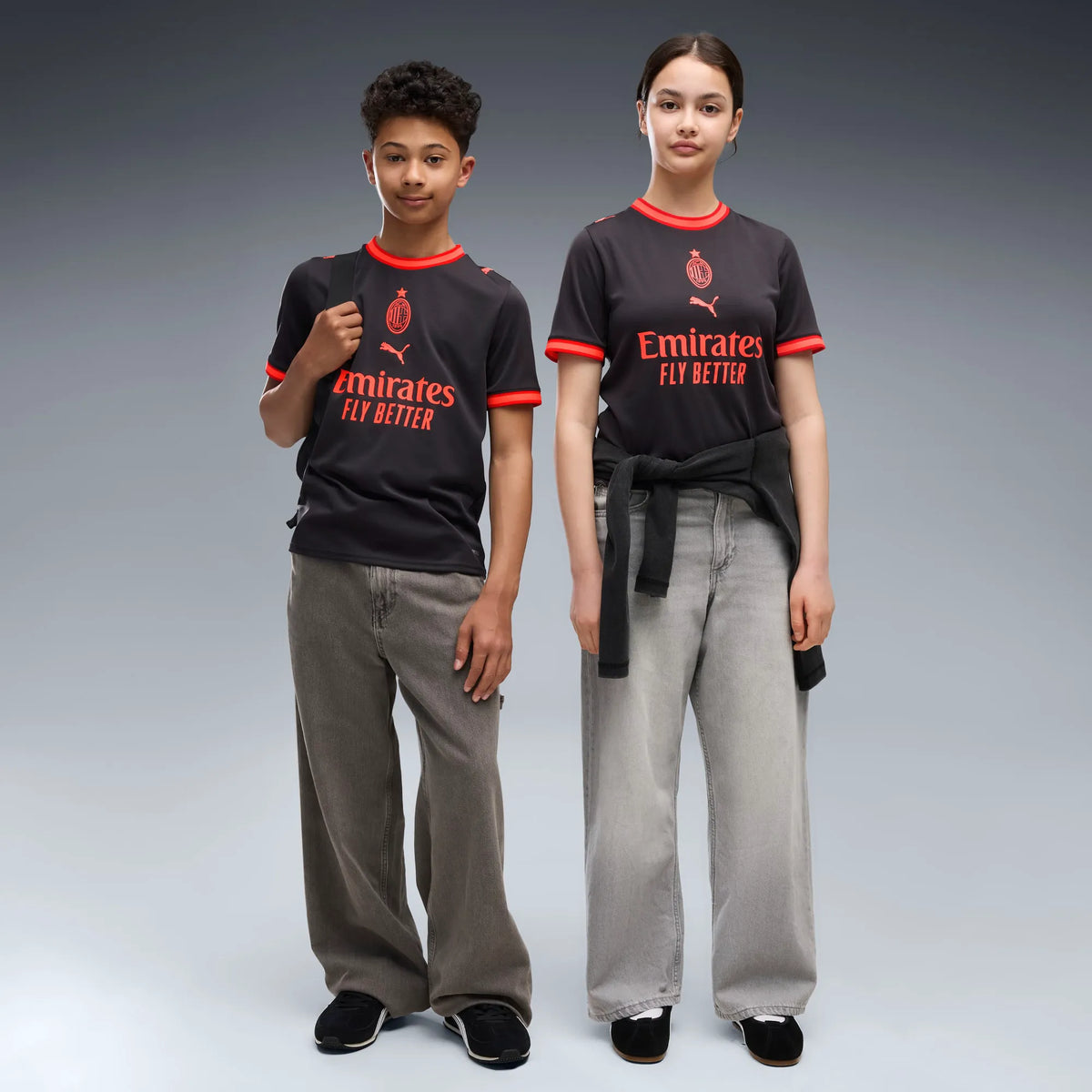 Flat Dark Gray-Glowing Red