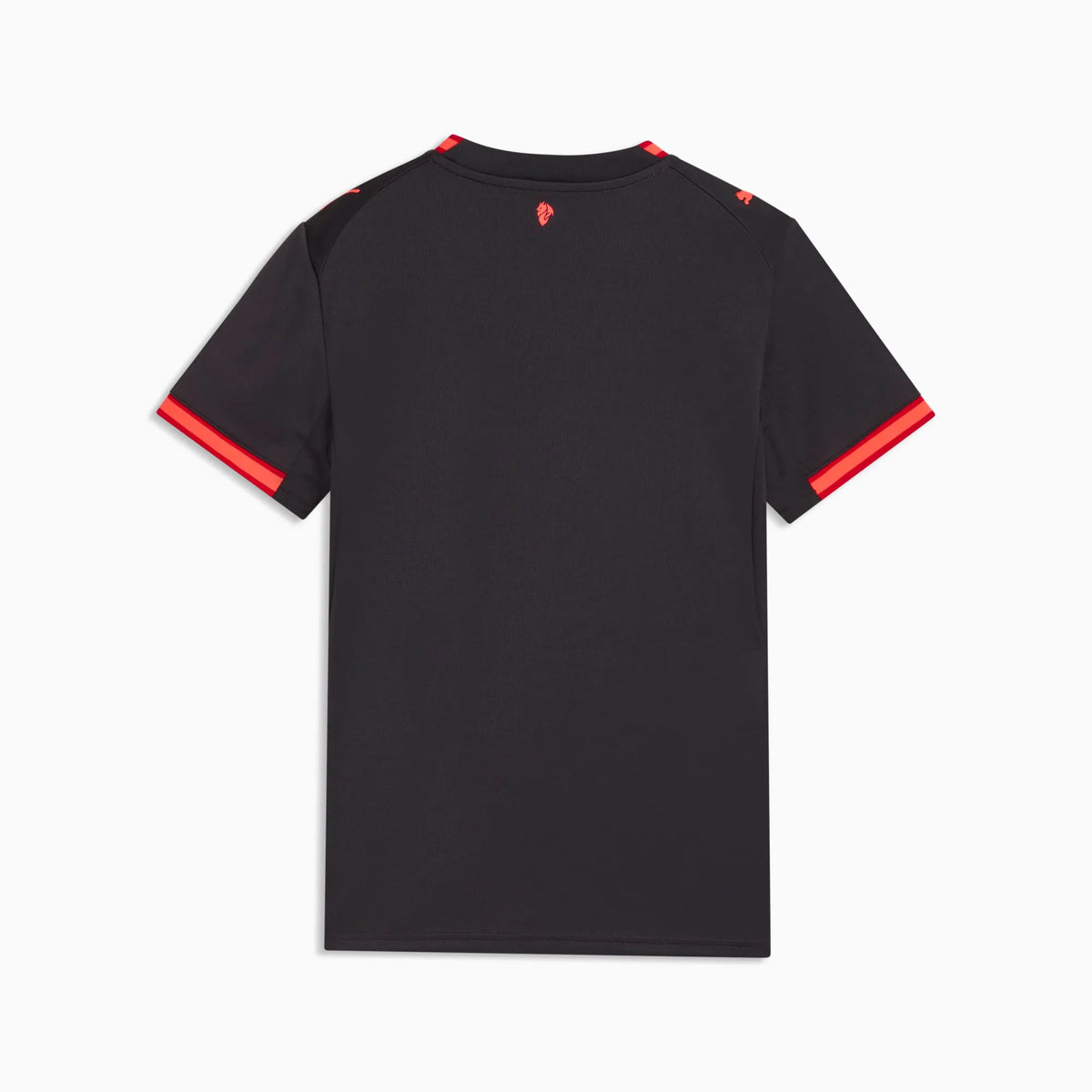 Flat Dark Gray-Glowing Red