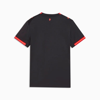Flat Dark Gray-Glowing Red