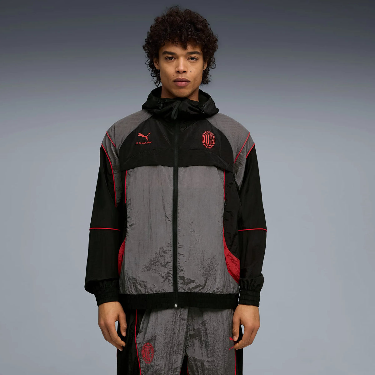 PUMA Black-Flat Medium Gray