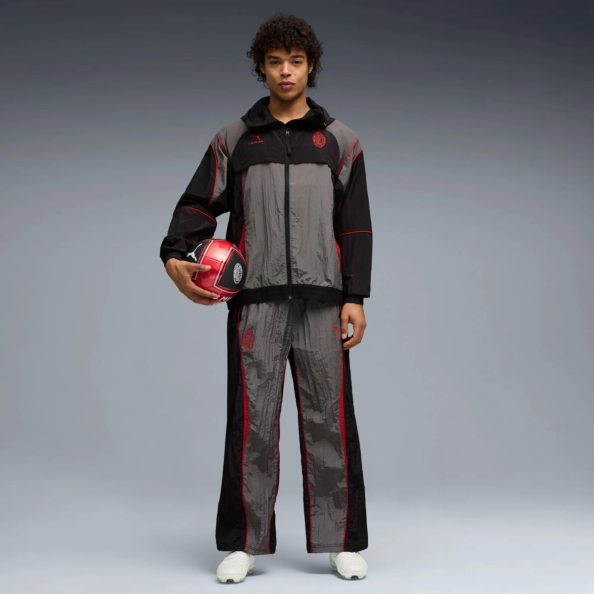 PUMA Black-Flat Medium Gray