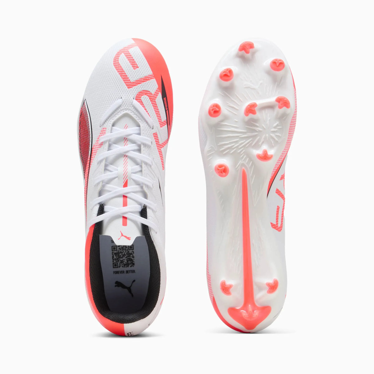 PUMA White-PUMA Black-Glowing Red