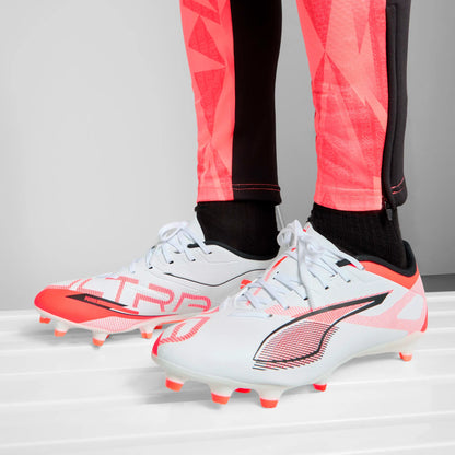 PUMA White-PUMA Black-Glowing Red