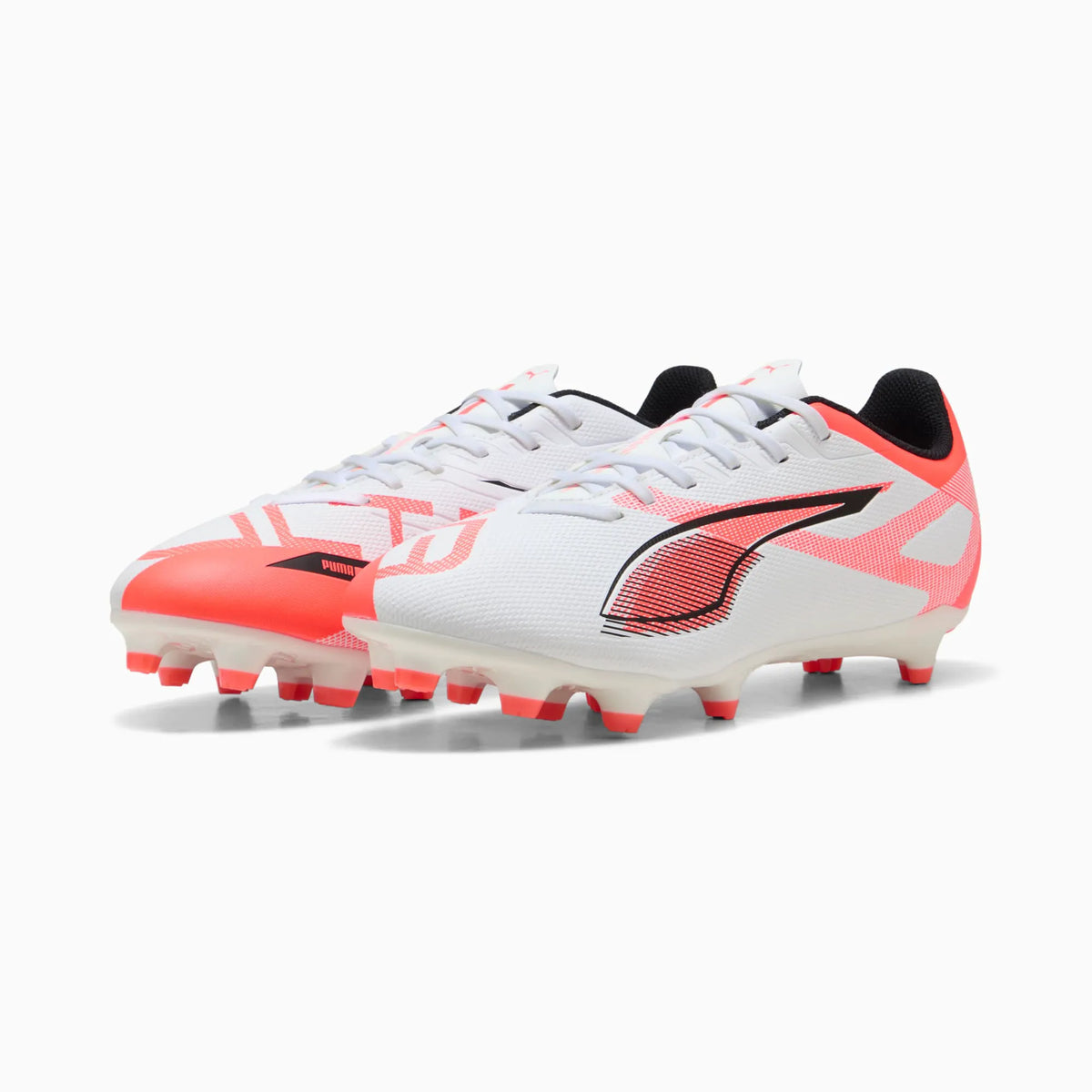 PUMA White-PUMA Black-Glowing Red