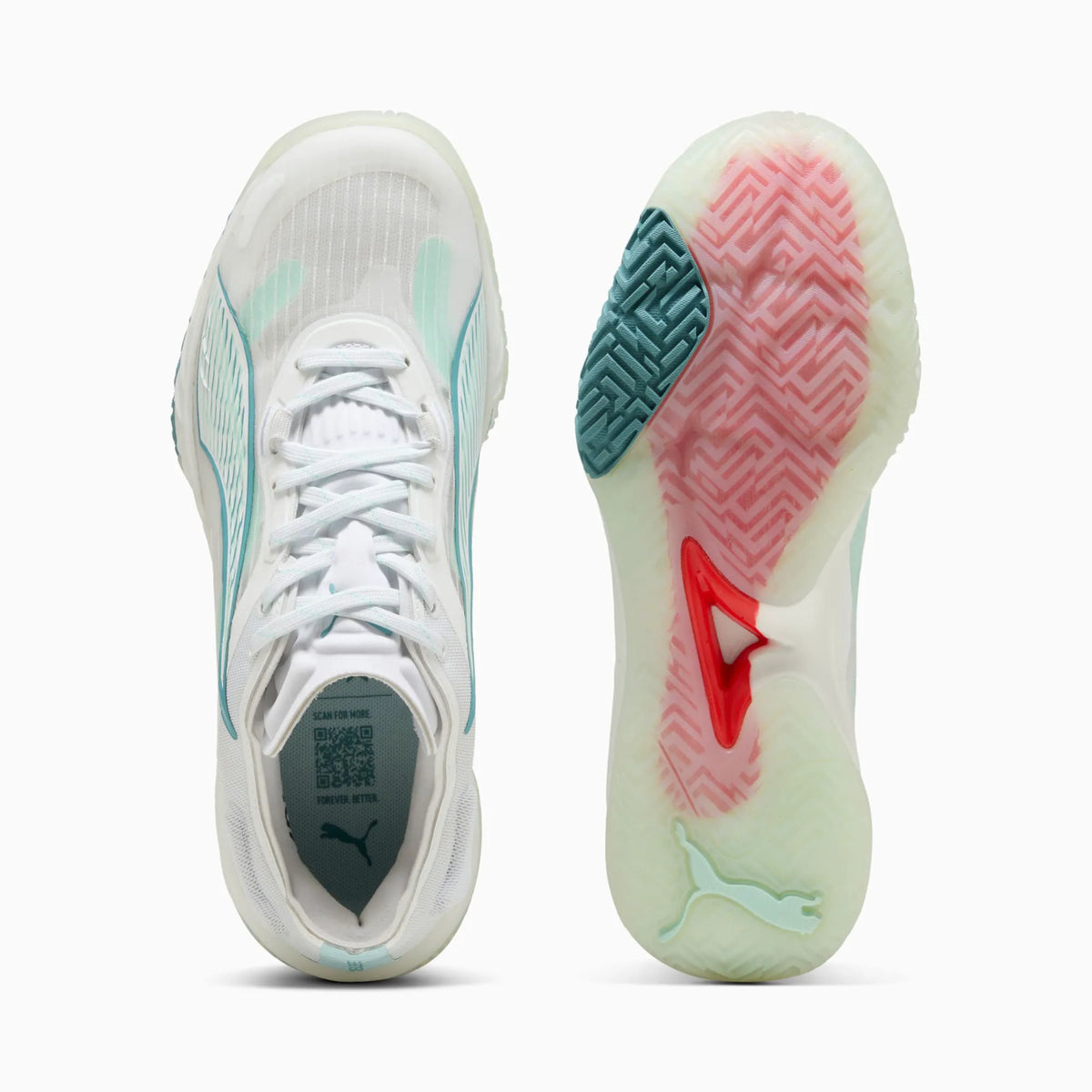PUMA White-Baltic Sea Blue-Fresh Water