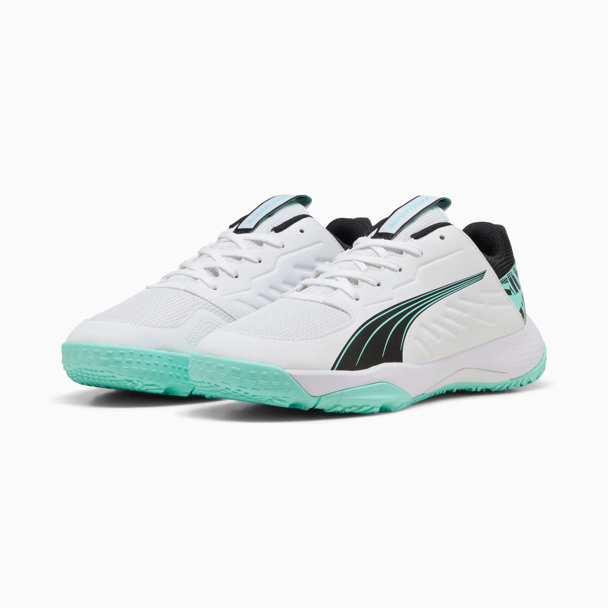 PUMA White-PUMA Black-Electric Peppermint