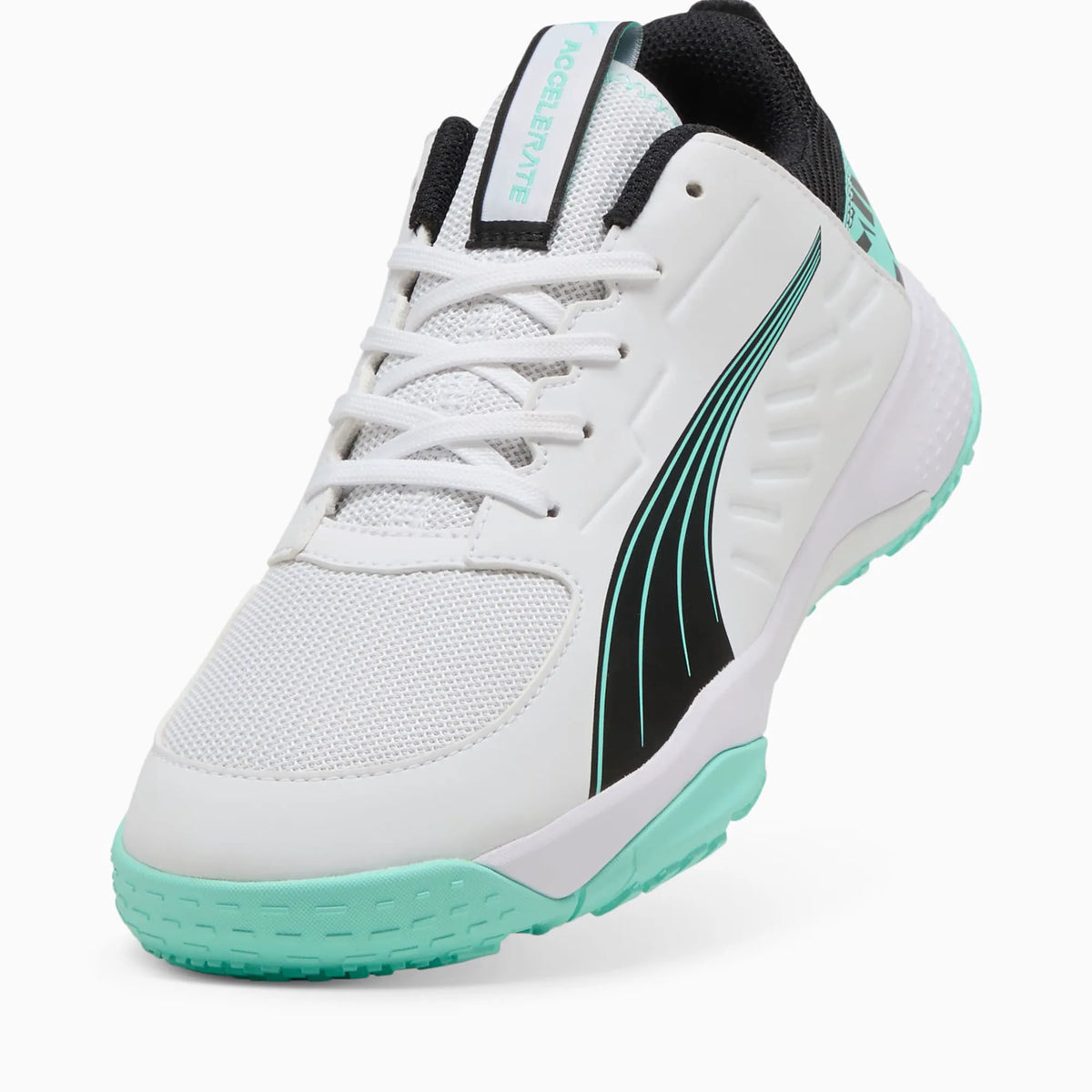 PUMA White-PUMA Black-Electric Peppermint
