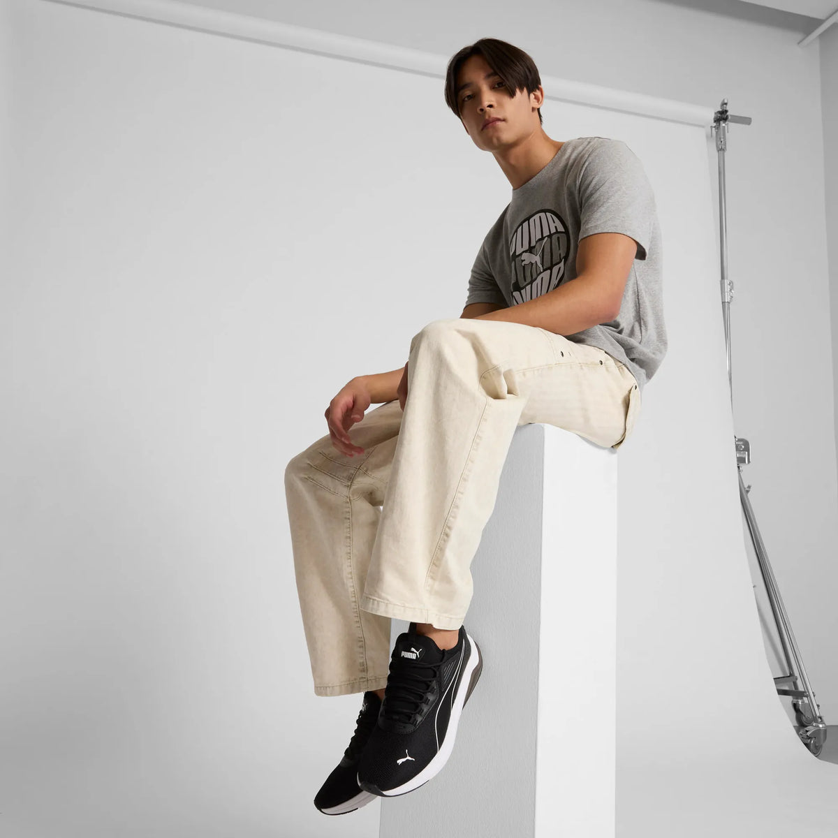 PUMA Black-PUMA White