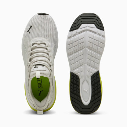 Feather Gray-PUMA White-PUMA Black-Lemon Sherbert