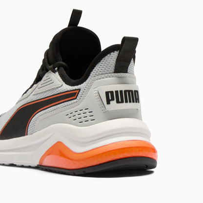 Flat Light Gray-PUMA Black-Rickie Orange