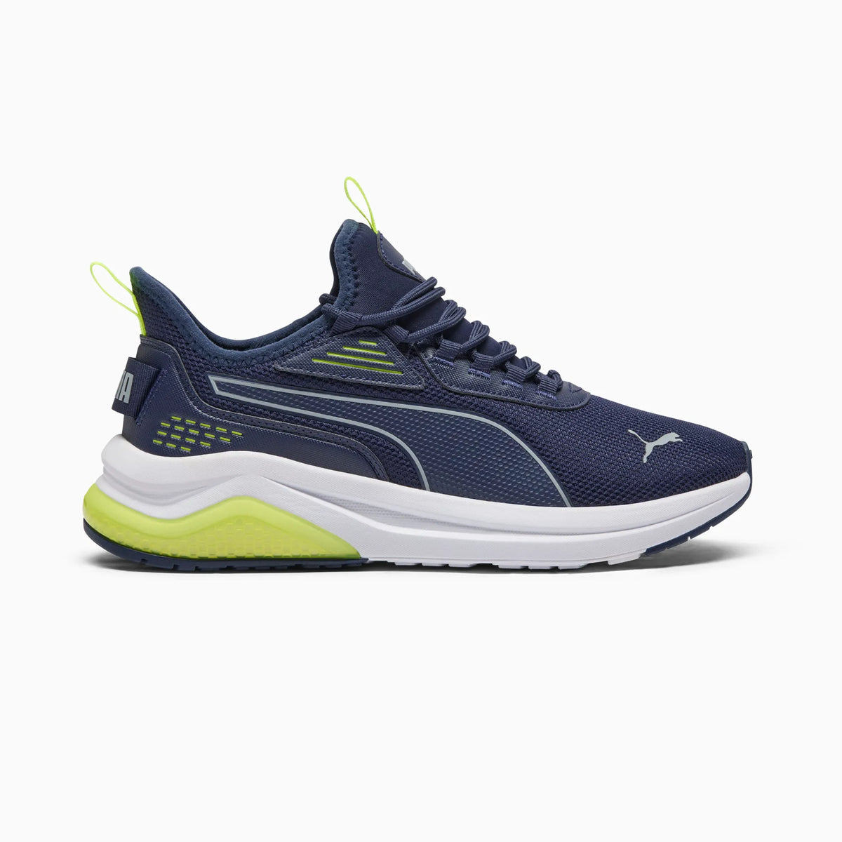 PUMA Navy-Cool Mid Gray-Electric Lime