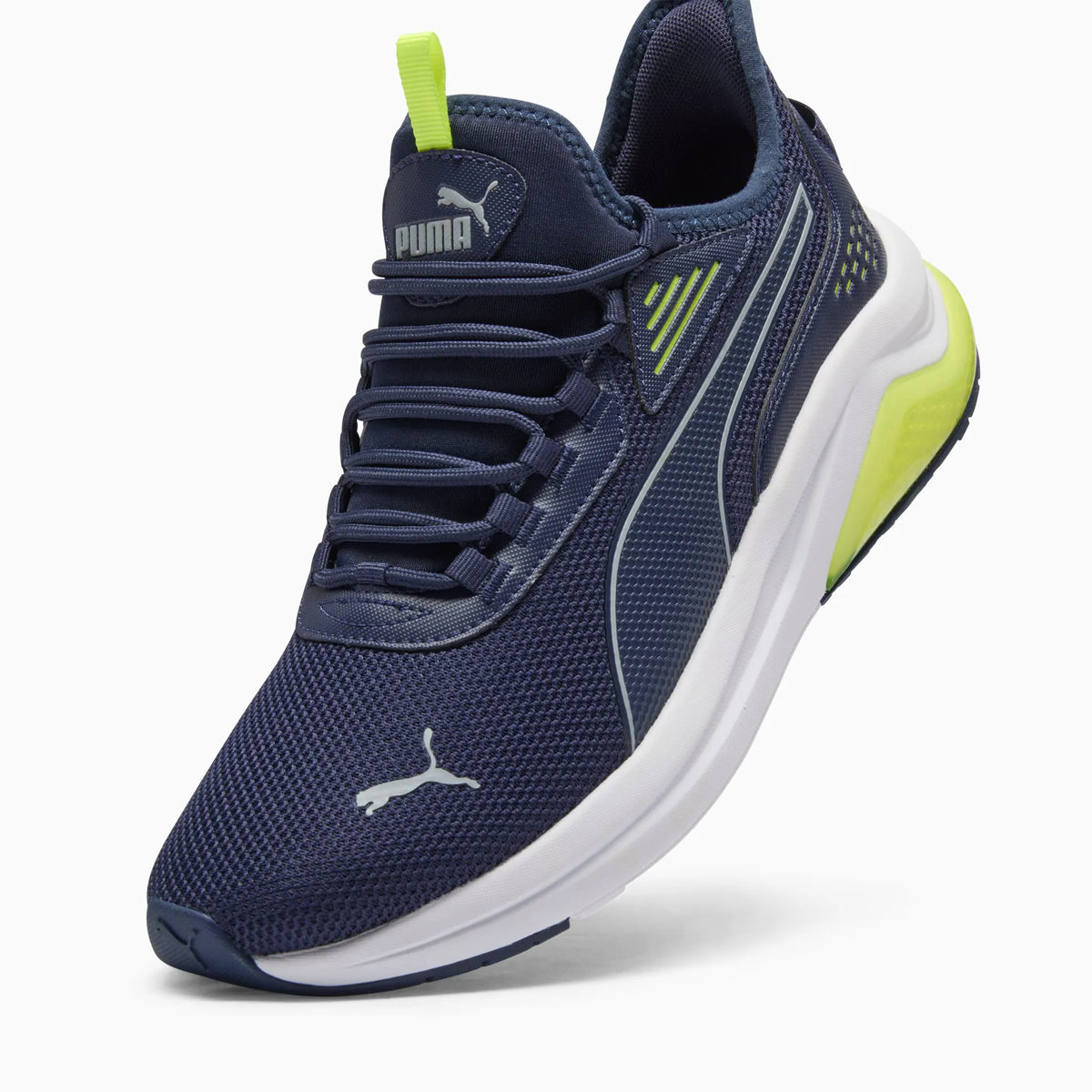 PUMA Navy-Cool Mid Gray-Electric Lime