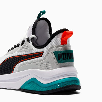 PUMA White-PUMA Black-Fierce Red