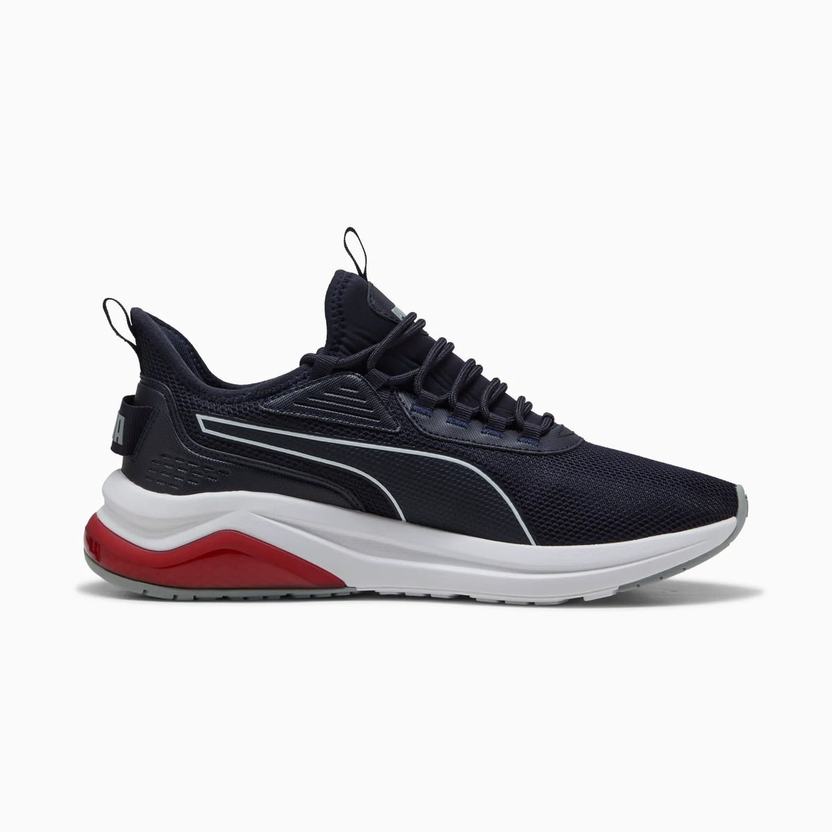New Navy-PUMA White-Cool Mid Gray-Dark Crimson