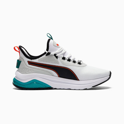 PUMA White-PUMA Black-Fierce Red