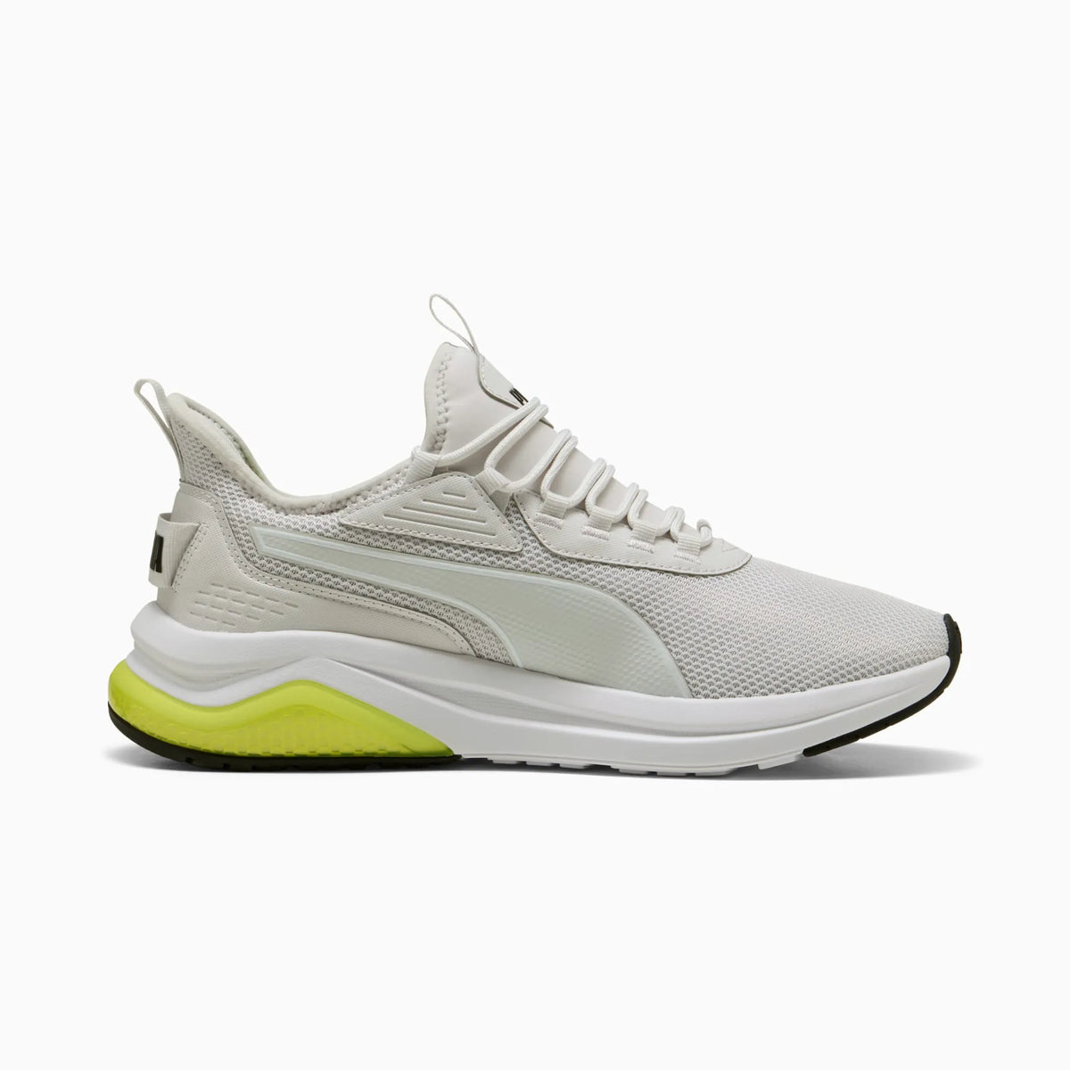 Feather Gray-PUMA White-PUMA Black-Lemon Sherbert