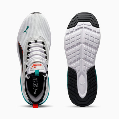 PUMA White-PUMA Black-Fierce Red