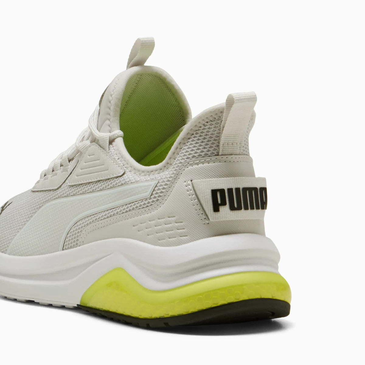 Feather Gray-PUMA White-PUMA Black-Lemon Sherbert