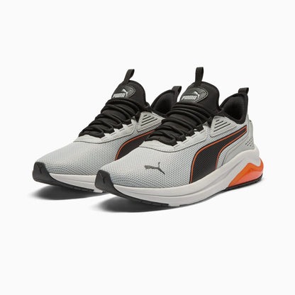 Flat Light Gray-PUMA Black-Rickie Orange