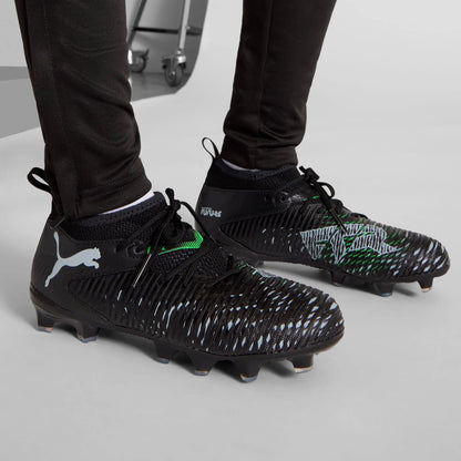 PUMA Black-Cool Light Gray-Fluo Green
