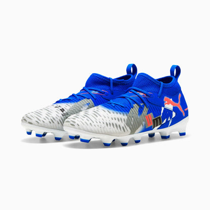 PUMA White-Ultra Blue-Feather Gray-PUMA Black-Glowing Red