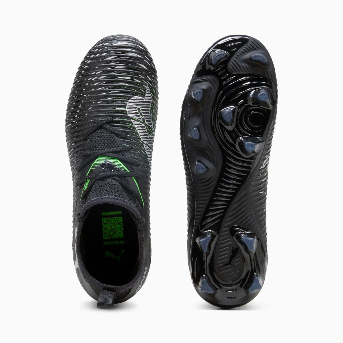PUMA Black-Cool Light Gray-Fluo Green