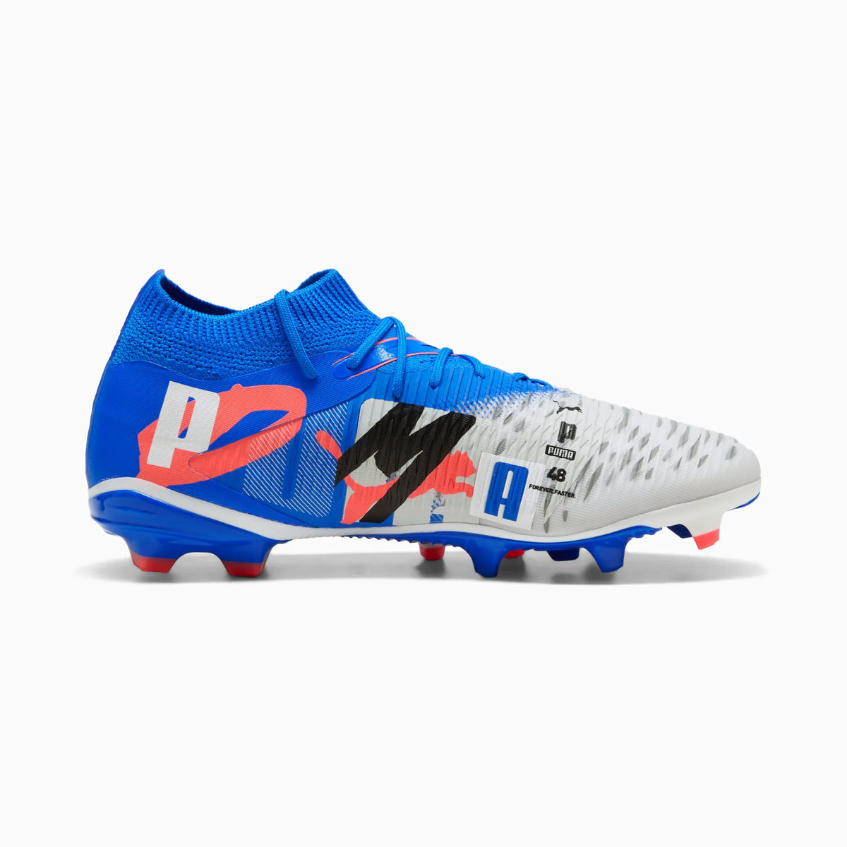 PUMA White-Ultra Blue-Feather Gray-PUMA Black-Glowing Red