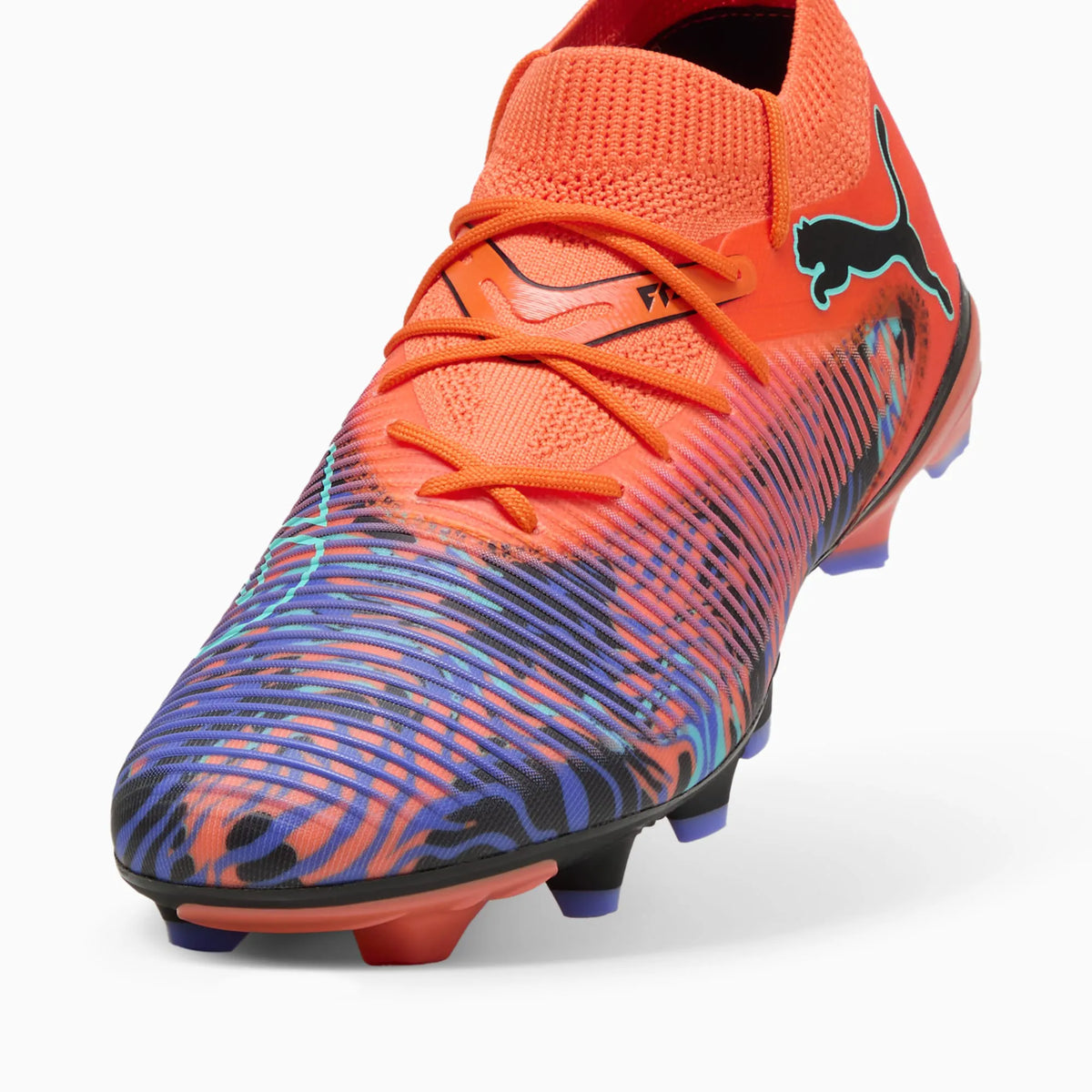 Orange Poppy-PUMA Black-Dark Amethyst-Electric Peppermint