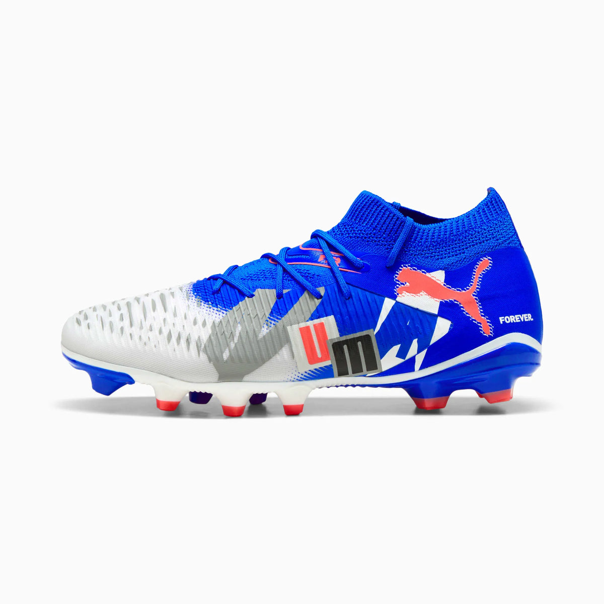 PUMA White-Ultra Blue-Feather Gray-PUMA Black-Glowing Red