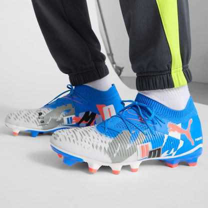 PUMA White-Ultra Blue-Feather Gray-PUMA Black-Glowing Red