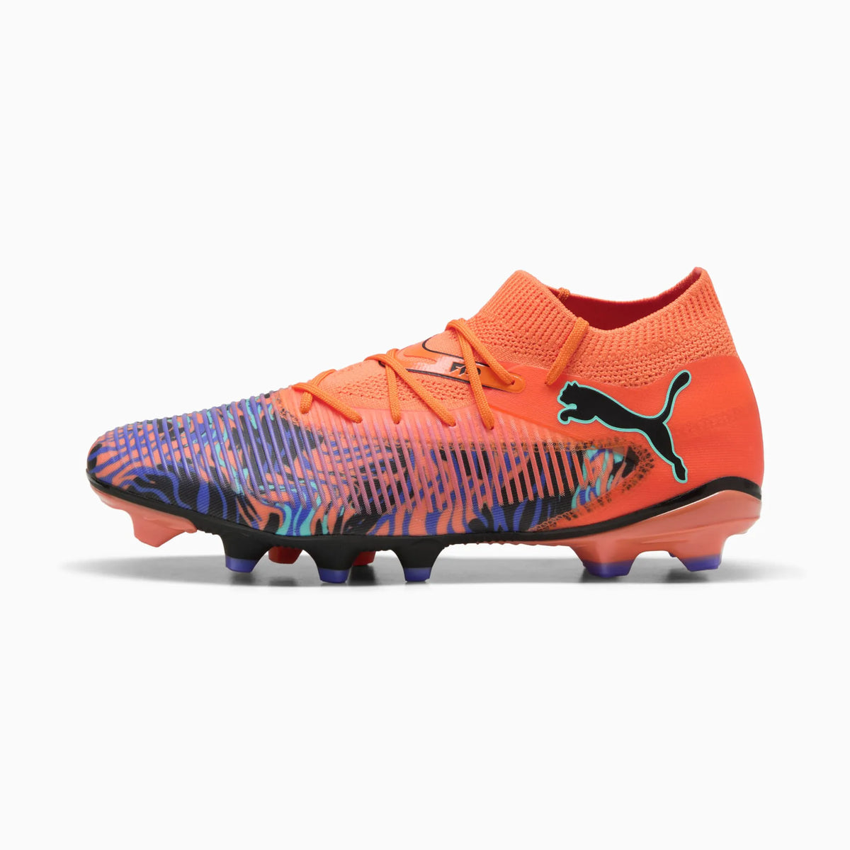 Orange Poppy-PUMA Black-Dark Amethyst-Electric Peppermint
