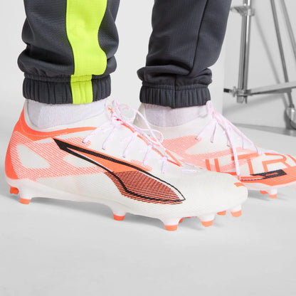 PUMA White-PUMA Black-Glowing Red