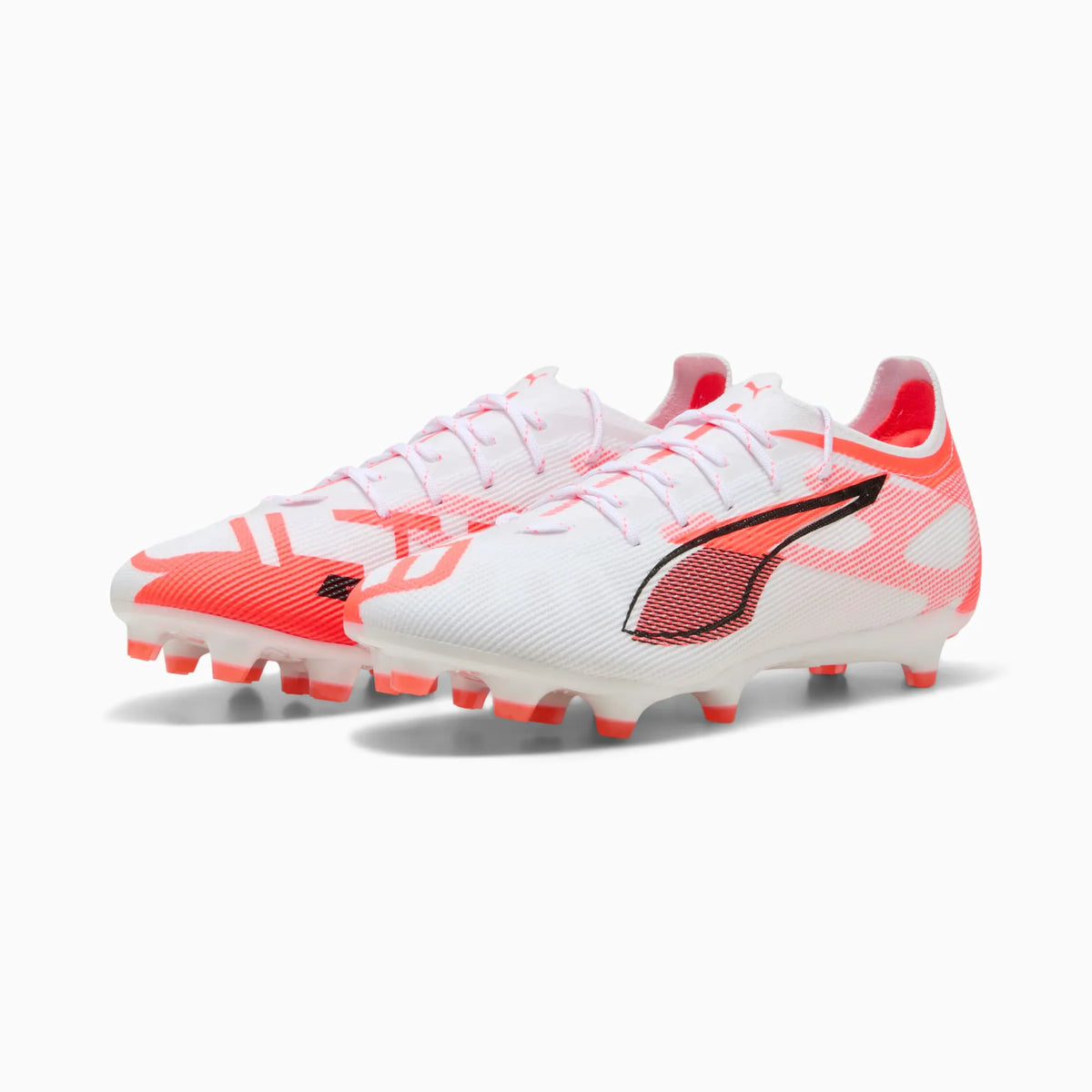 PUMA White-PUMA Black-Glowing Red