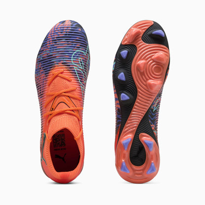Orange Poppy-PUMA Black-Dark Amethyst-Electric Peppermint