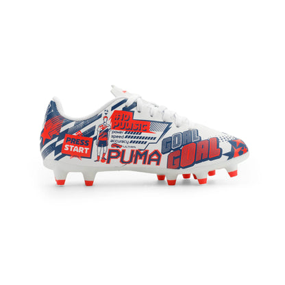 PUMA White-Ultra Red-Clyde Royal