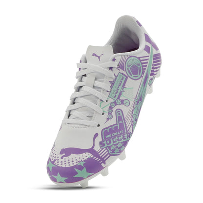 PUMA White-Purple Glimmer-Mint Jelly