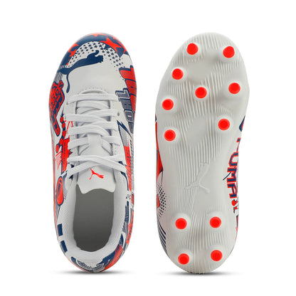 PUMA White-Ultra Red-Clyde Royal