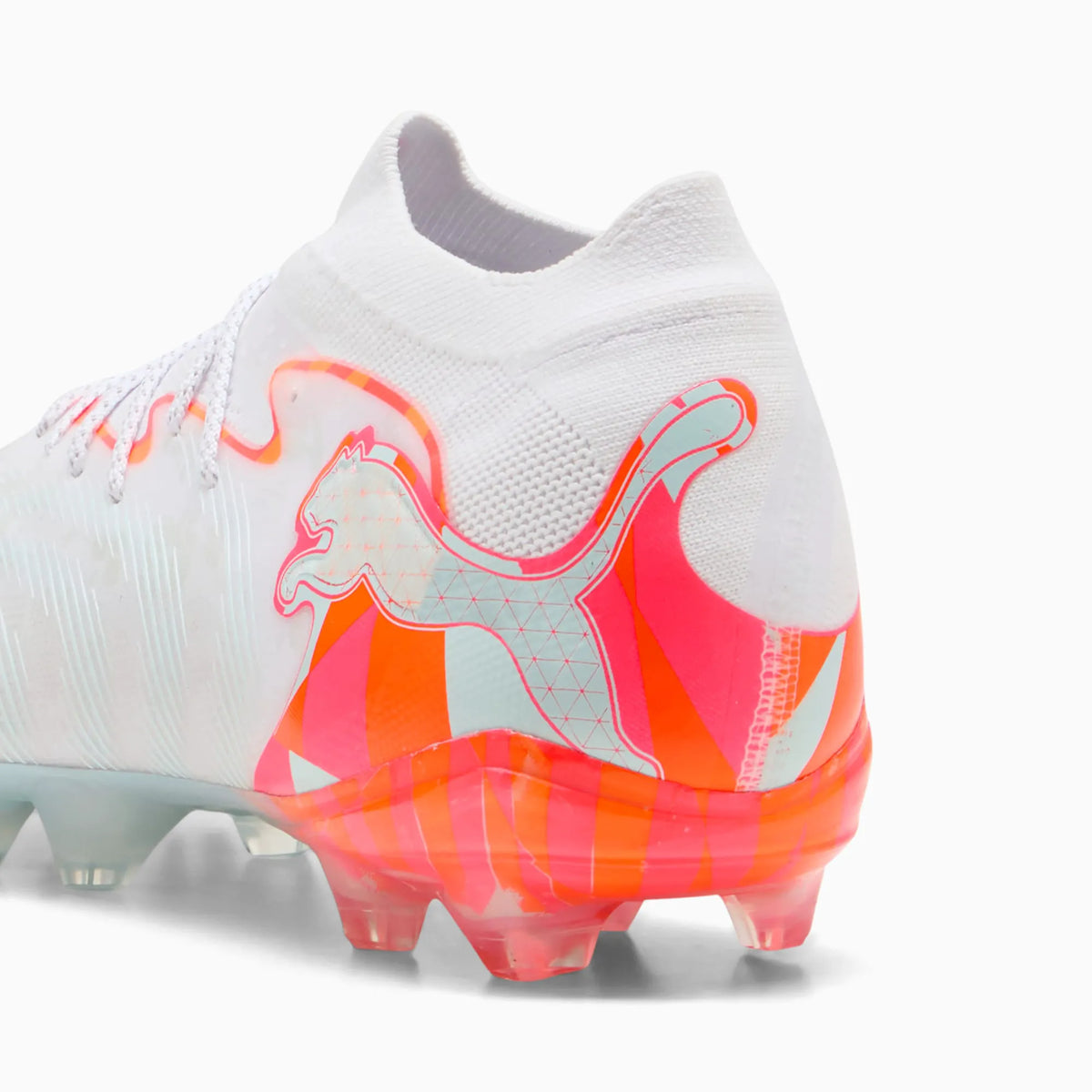 PUMA White-Ultra Orange-Pink Alert-Light Aqua