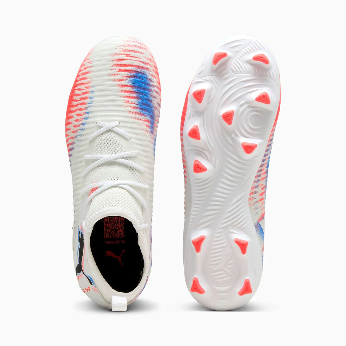 PUMA White-PUMA Black-Glowing Red