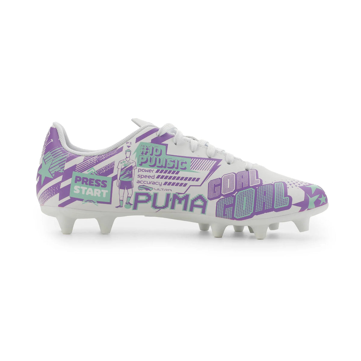 PUMA White-Purple Glimmer-Mint Jelly