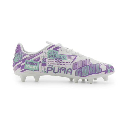 PUMA White-Purple Glimmer-Mint Jelly
