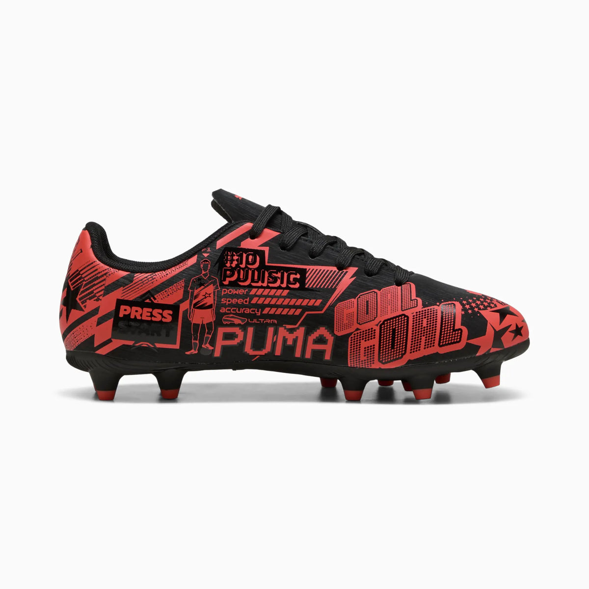 PUMA Black-PUMA Red