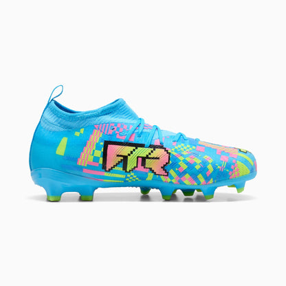 PUMA White-Blue Glimmer-Pink Glimmer-Yellow Alert