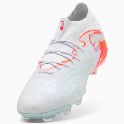 PUMA White-Ultra Orange-Pink Alert-Light Aqua