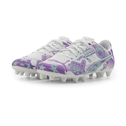 PUMA White-Purple Glimmer-Mint Jelly