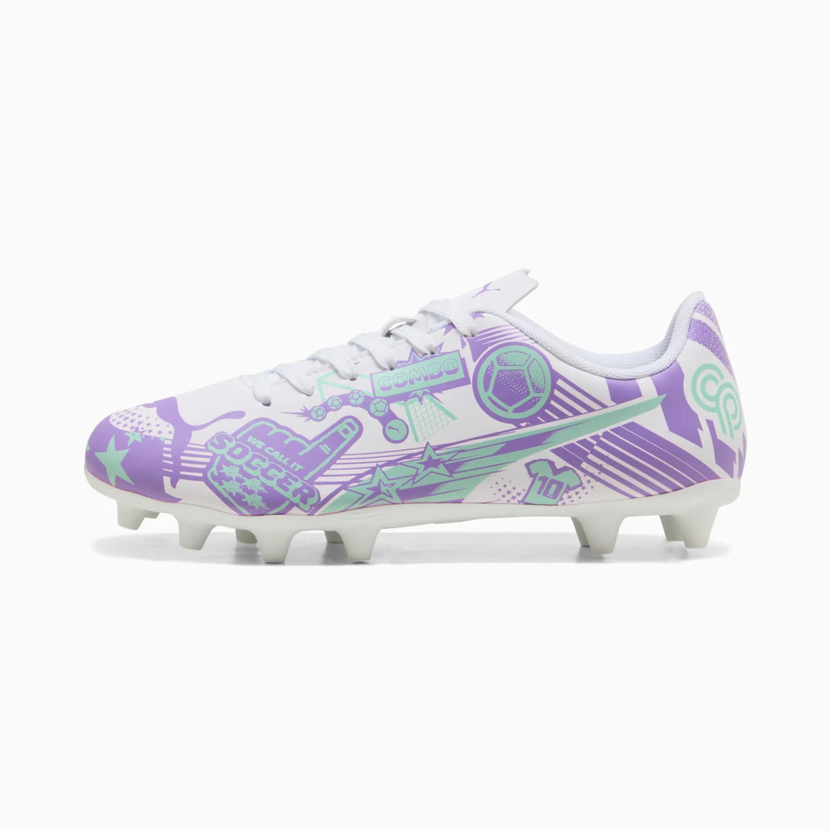 PUMA White-Purple Glimmer-Mint Jelly