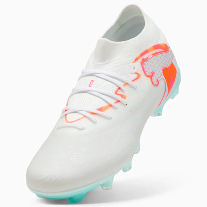 PUMA White-Ultra Orange-Pink Alert-Light Aqua