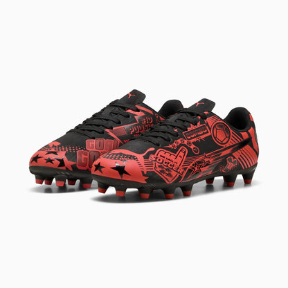 PUMA Black-PUMA Red